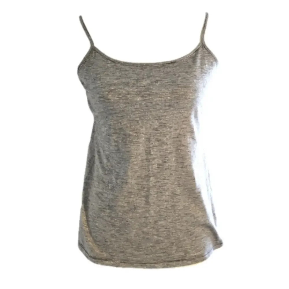 Ann Taylor Loft Camisole Top Spaghetti Straps Metallic Women's L Summer Comfort